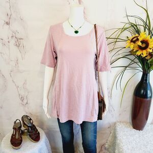 J. Jill pima cotton pink tunic